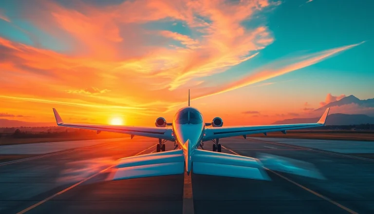 FLY88 soaring above a stunning aerial landscape at sunset, capturing the essence of adventure.