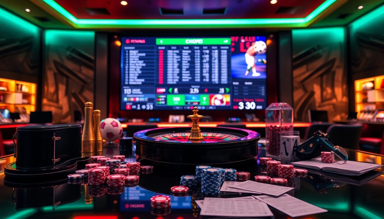 Engaging scene of crypto sports betting with live odds showcasing pari sportif crypto.