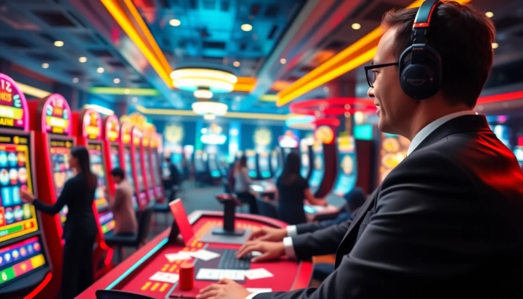 Découvrez le meilleur casino en ligne avec une interface capturante et colorée, invitant à jouer.