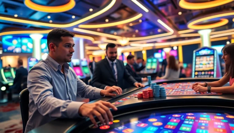 Profitez des casinos crypto avec une ambiance vibrante et moderne dans un environnement de jeu numérique.