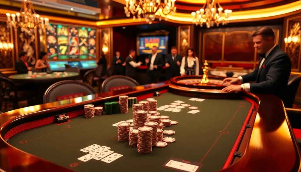 Experience the thrill of gaming at s8 com with exciting poker action and glamorous casino vibes.