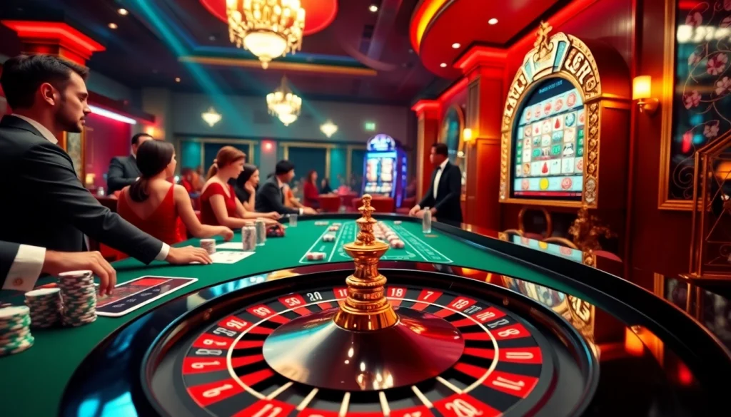 Experience electrifying gameplay at CM88 roulette table with vibrant chips and cards.