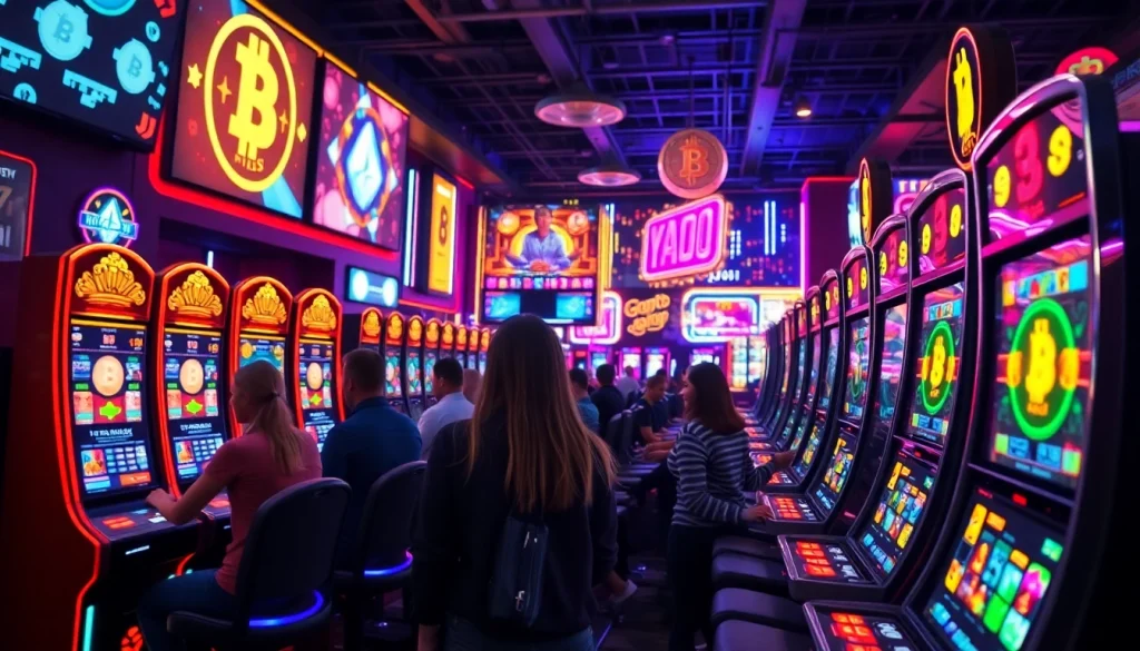 Profitez du meilleur crypto casino avec des machines à sous high-tech et une ambiance dynamique.