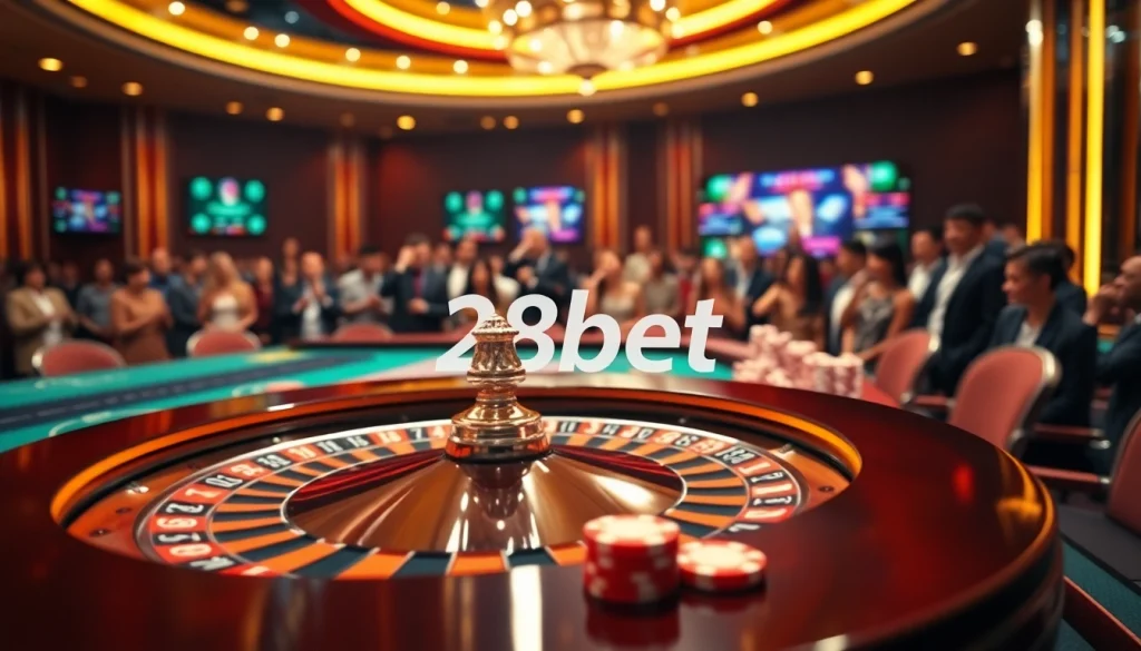 Experience the excitement of online betting at 28bet with dynamic gaming visuals.