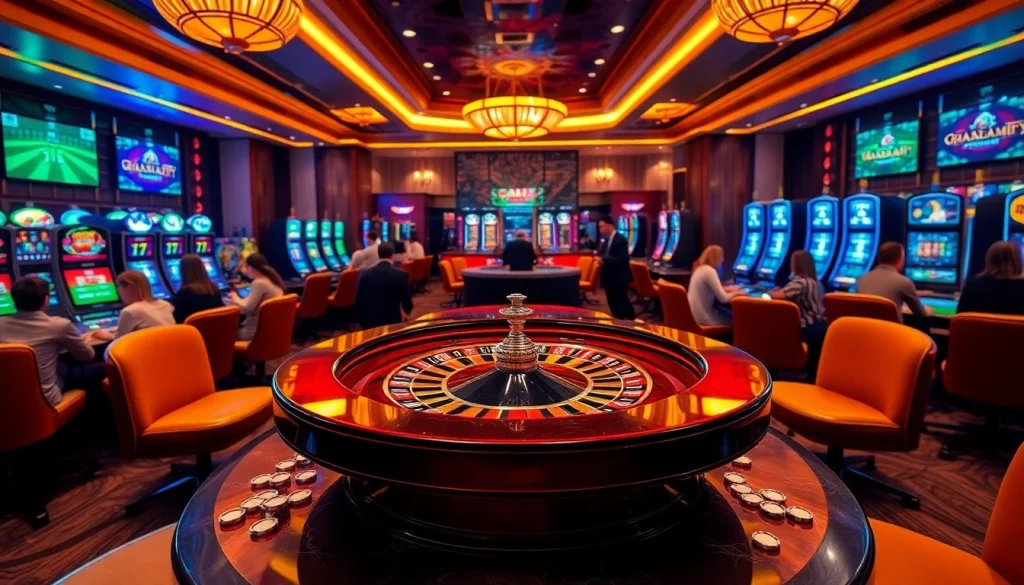 Experience high-stakes excitement at https://f8bet.ventures/ with players at a roulette table.