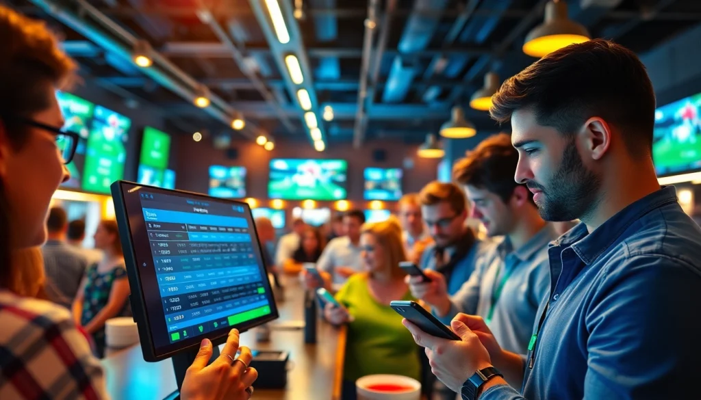 Mise en avant du meilleur site de paris sportifs avec une ambiance dynamique et des paris variés.