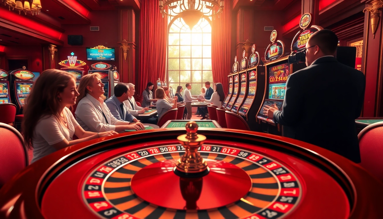 Jouer dans le meilleur casino en ligne avec ambiance excitante et déco luxueuse.