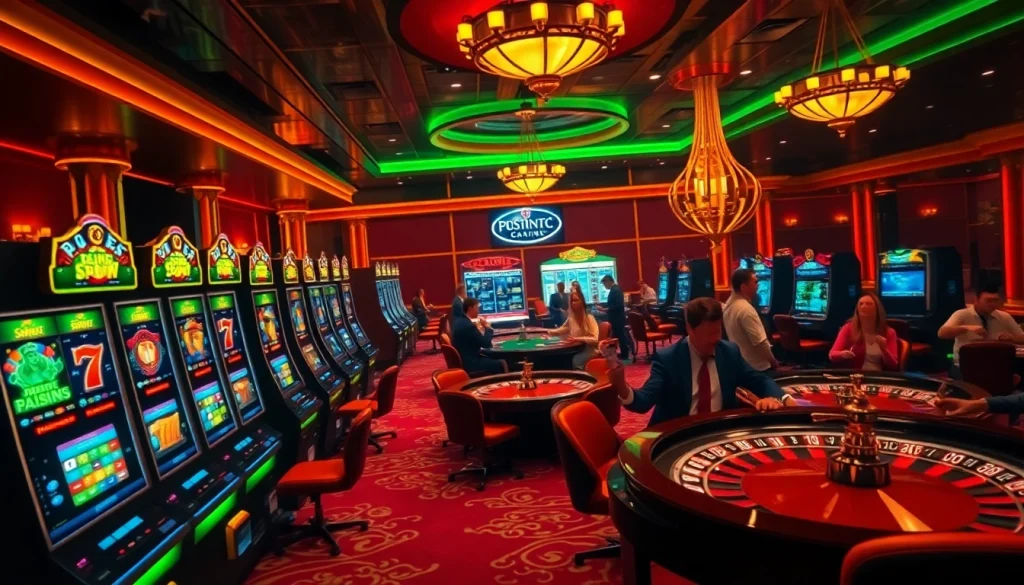 Découvrez l'excitation du casino en ligne argent réel avec des machines à sous vibrantes, du poker et des tables de roulette.
