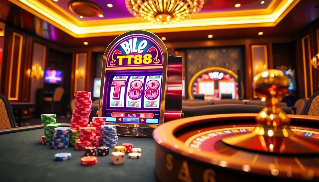 Experience the thrill of winning at the TT88 vibrant casino scene filled with exciting games.
