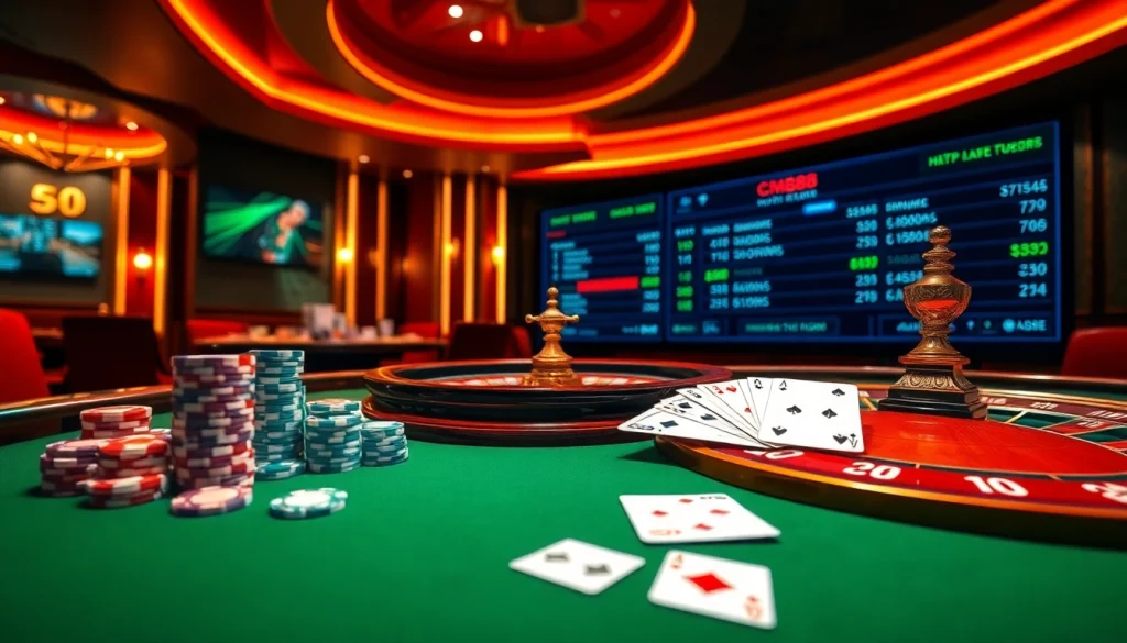 Engage with the thrilling ambiance of online gambling at https://cm88seo.com/ featuring poker chips and royal cards.