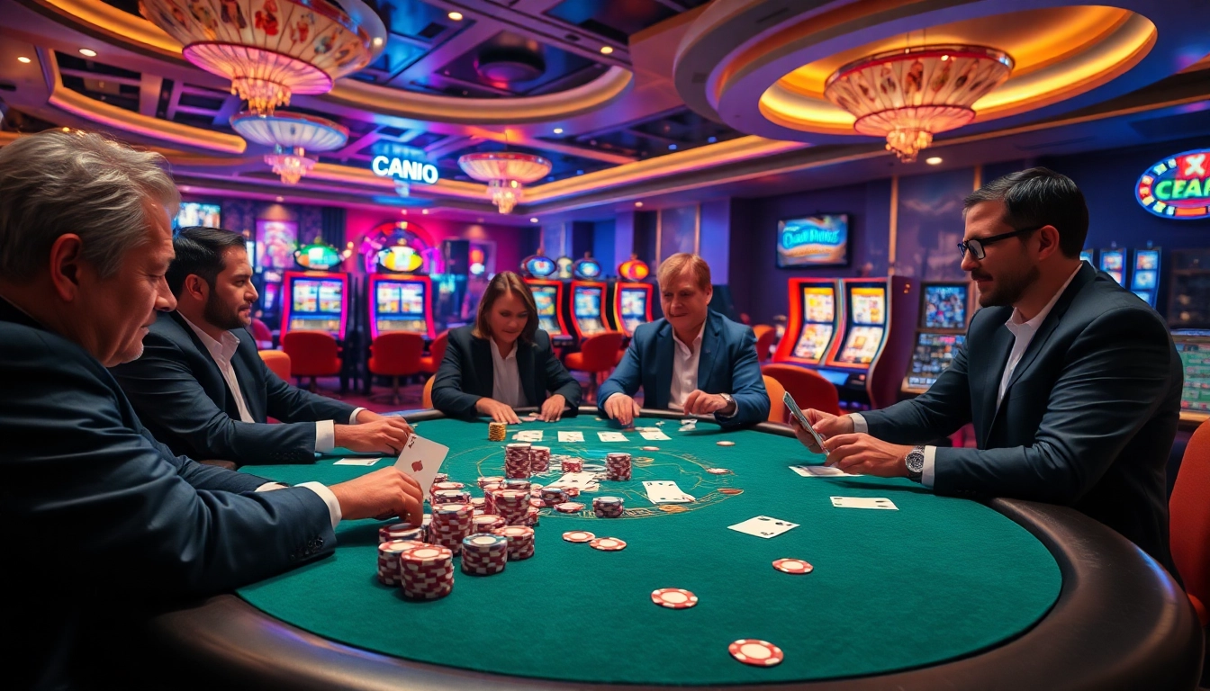 Jouer dans le meilleur casino en ligne avec des jetons colorés et une ambiance excitante.