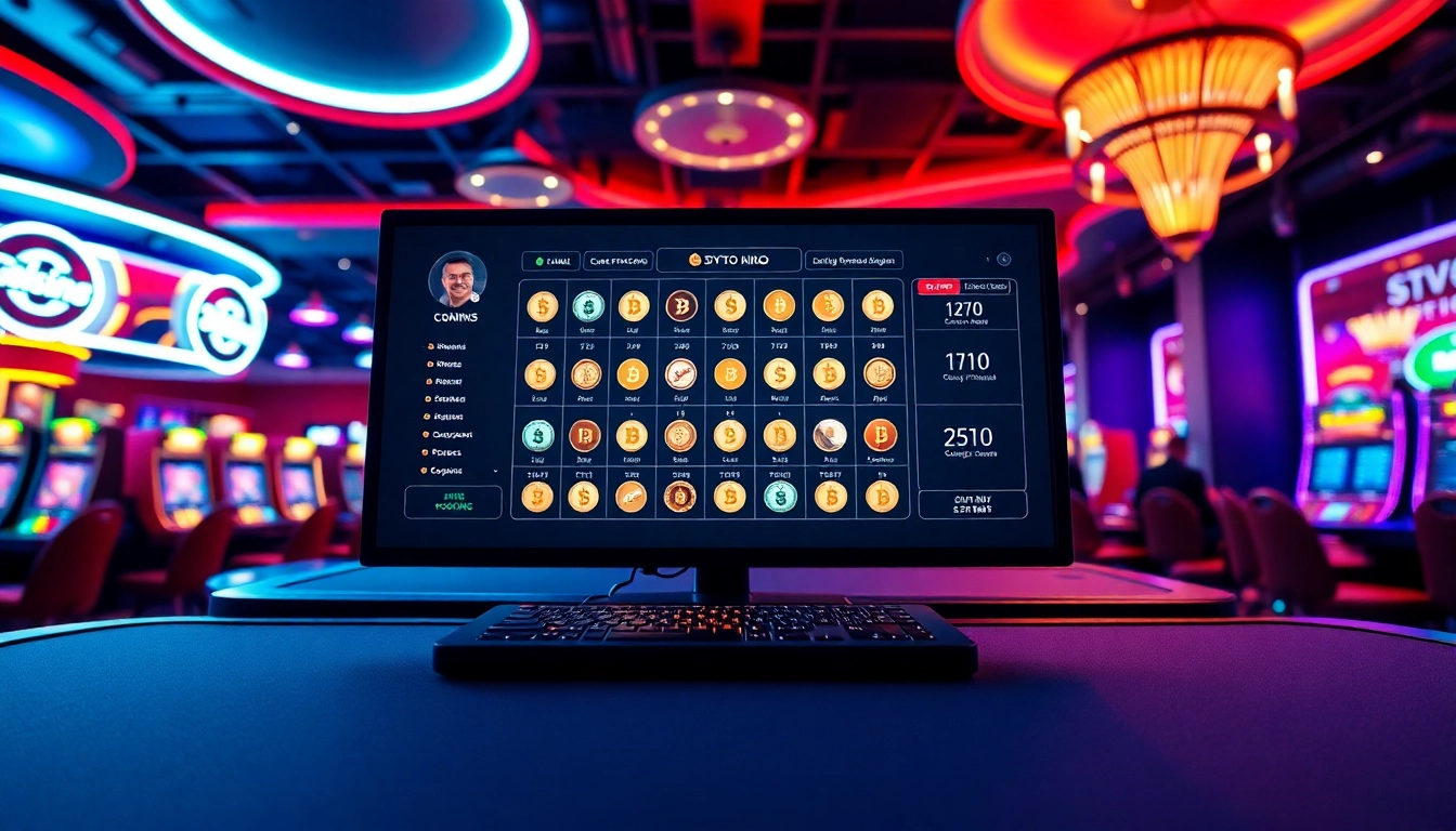 Jouer au casino crypto sans KYC sur une plateforme numérique moderne avec une interface dynamique.