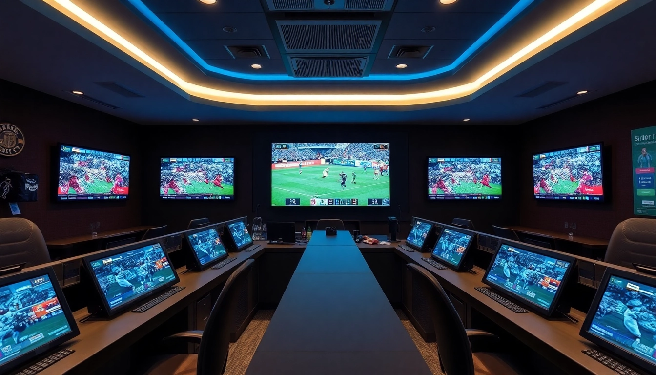 Un espace de paris professionnel mettant en avant bookmaker hors ARJEL et des terminaux modernes.