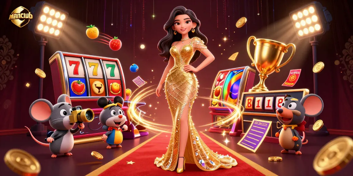 Engage in thrilling gameplay at Manclub with vibrant casino elements and dynamic visuals.