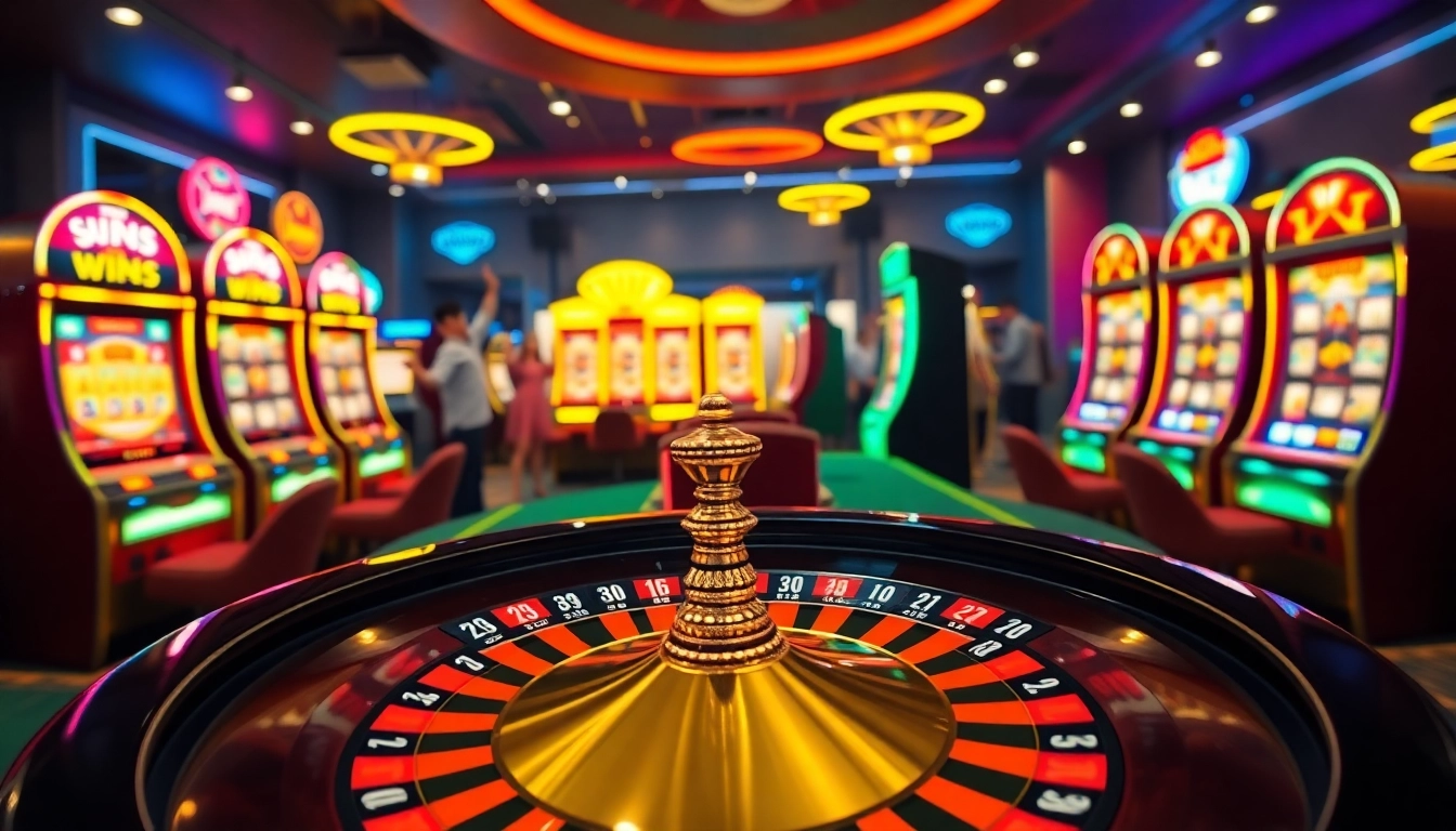 Jouez à des jeux innovants sur un casino en ligne rempli de couleurs et d'énergie.