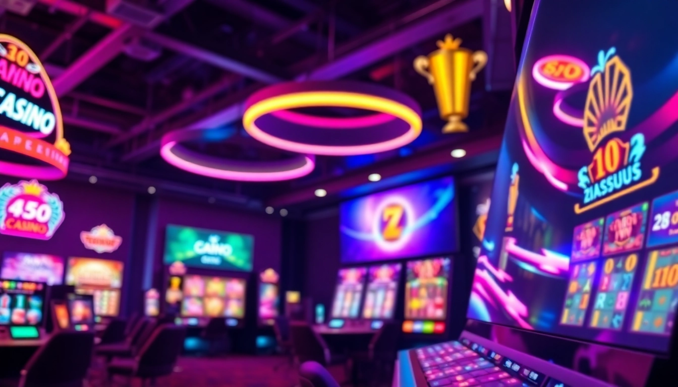 Explore meilleur casino en ligne options with vibrant gaming visuals.