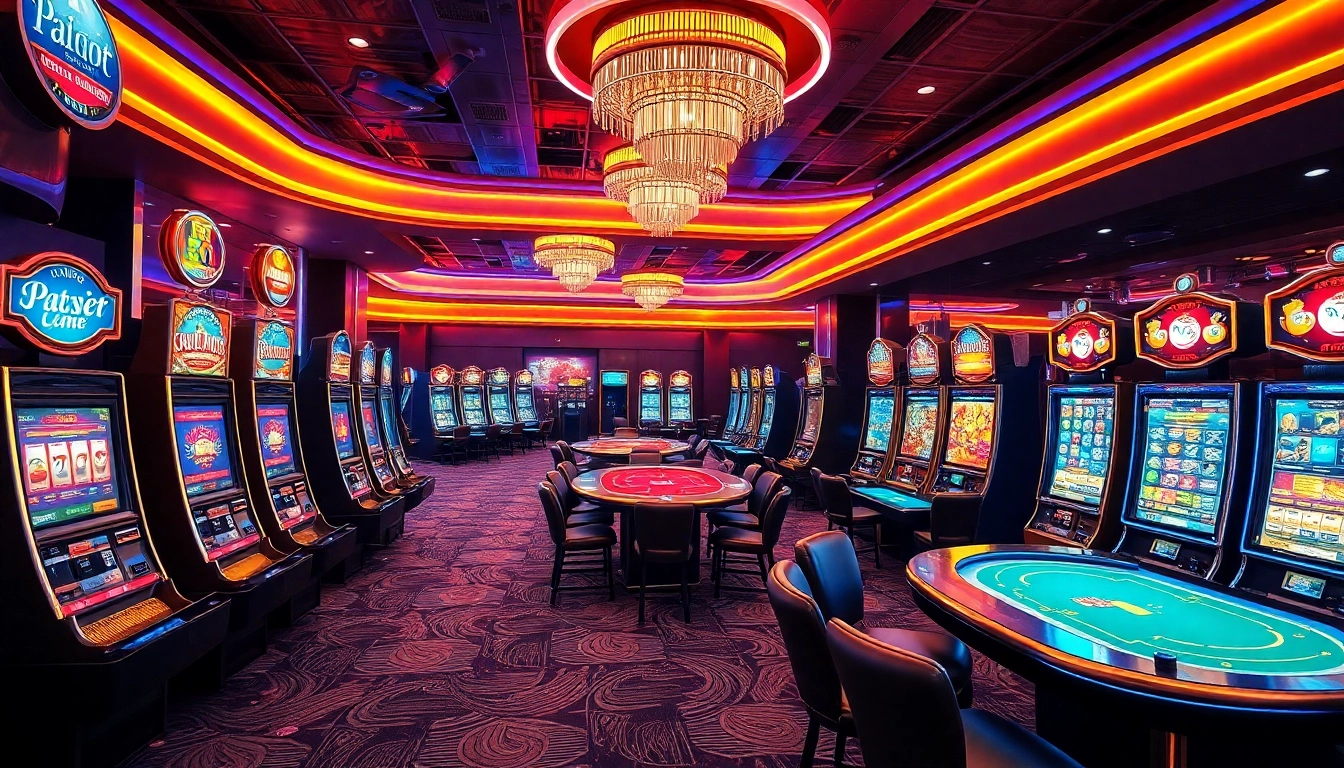 Jouer à des jeux passionnants de casino en ligne tout en profitant d'une ambiance moderne.