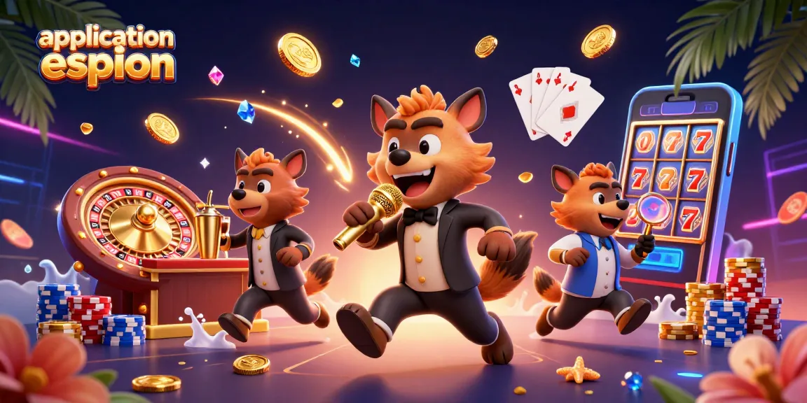 Application espion : découvrez un casino dynamique avec des hyènes animées et des éléments captivants.