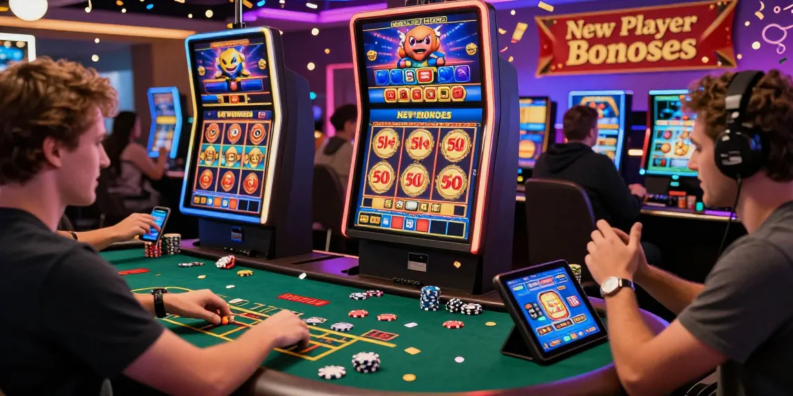 Des joueurs de casino en ligne profitant de bonus et jeux variés, illustrant l'excitation du casino en ligne.