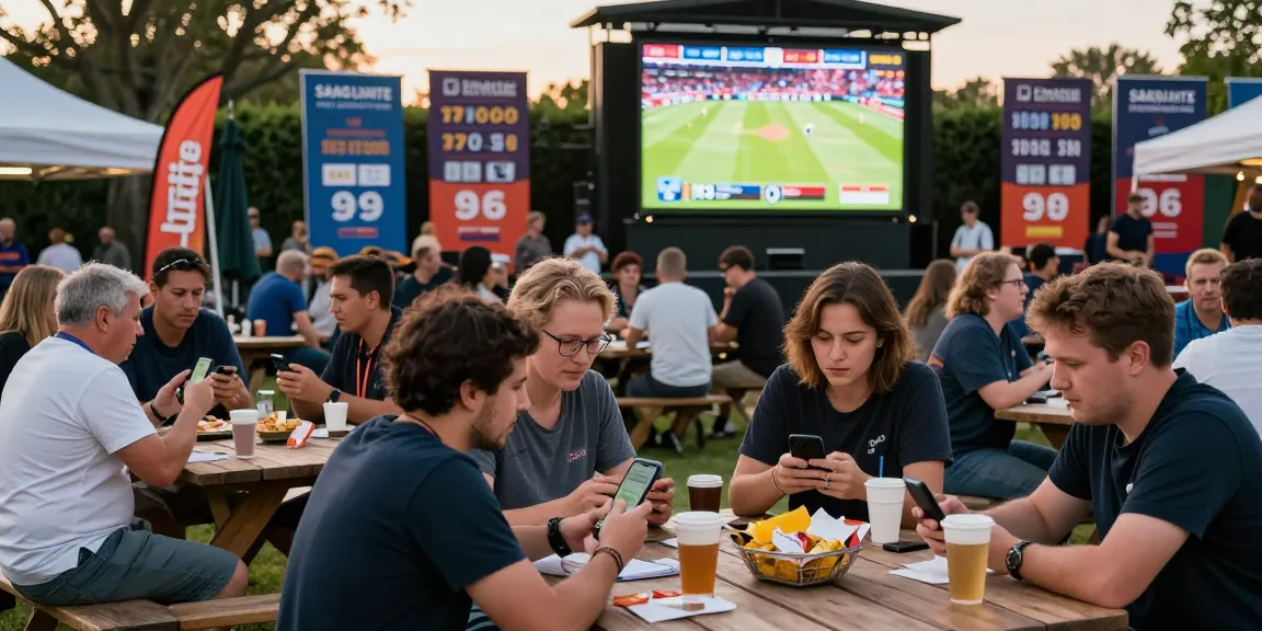 Les fans de sports discutent des paris tout en suivant les cotes des bookmakers sans limite.