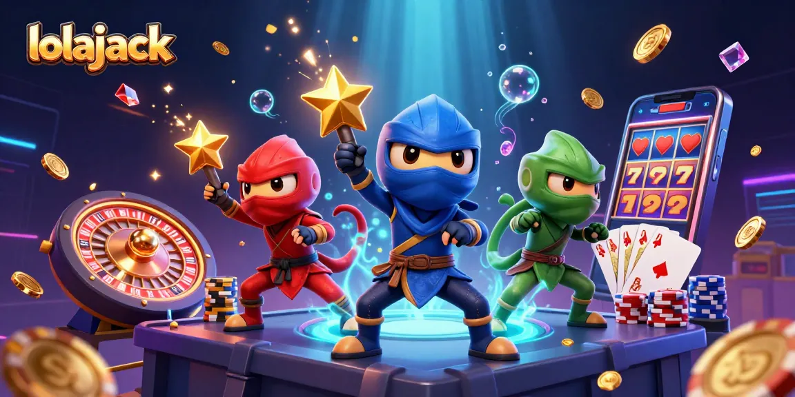 Experience thrilling gameplay at Lolajack casino with vibrant characters and dynamic gaming elements.