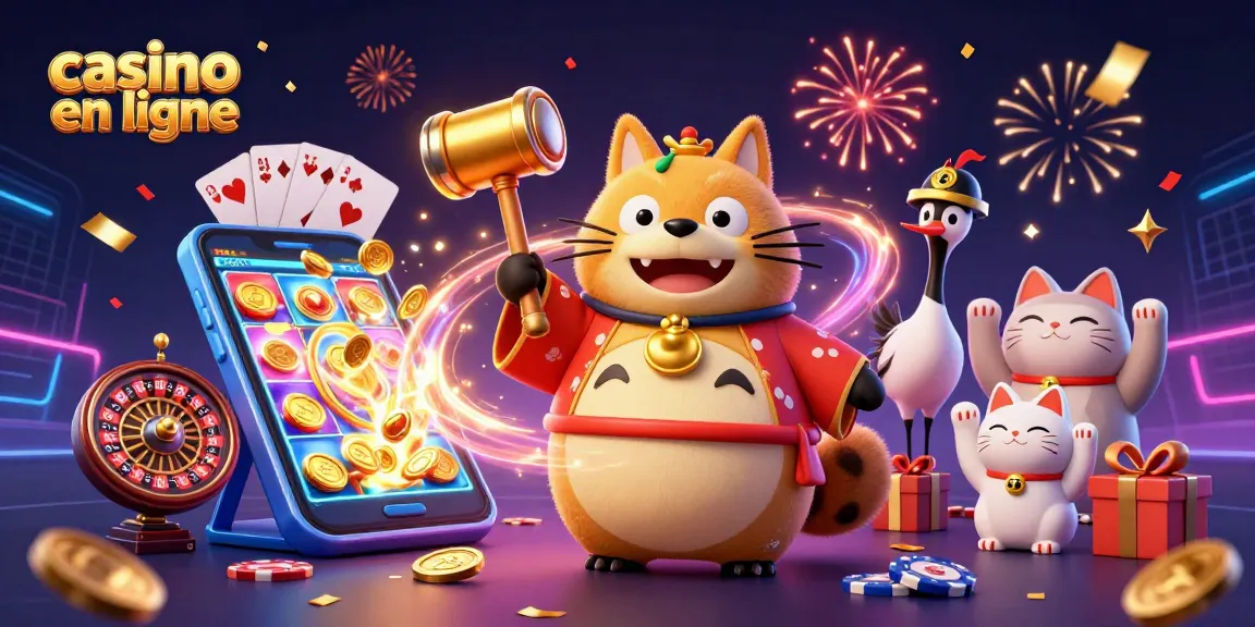 Faites l'expérience d'un casino en ligne vibrant avec le tanuki chanceux et ses amis.