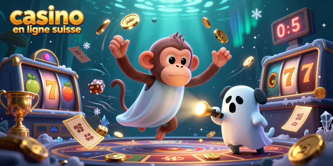Jouez au casino en ligne suisse avec un mélange dynamique de jeux de machines à sous et un chien chasseur de fantômes curieux.